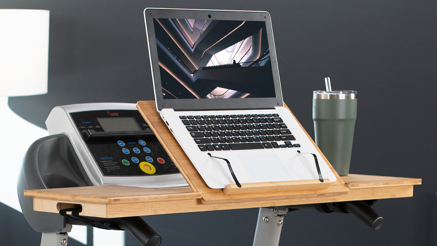 Amazon.com: VIVO Universal Bamboo Treadmill Desk, Ergonomic